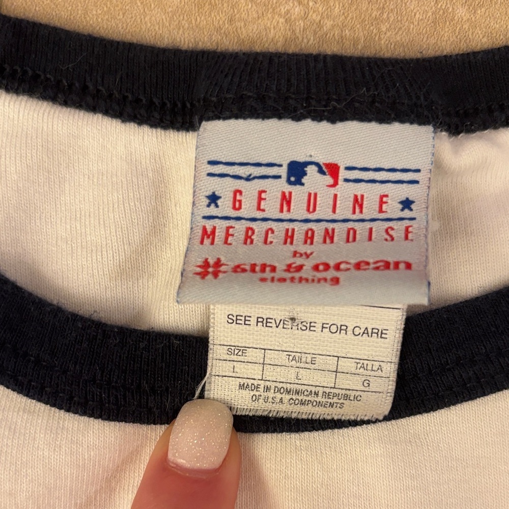 VINTAGE Cleveland Indians Raglan Tee - Picture 2 of 5